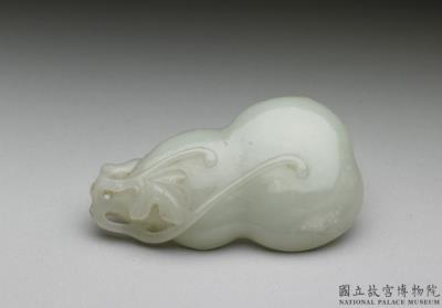 图片[2]-Jade washer in the shape of a gourd, Qing dynasty (1644-1911)-China Archive